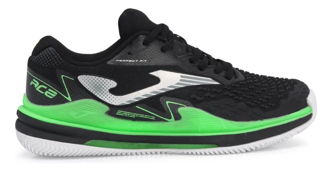 Tênis Joma Ace Clay - Saibro - Preto E Verde