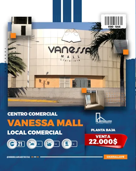 Local En Venta En El Centro Comercial Vanessa Mall, Pb. Charallave