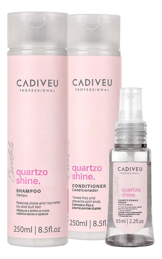 Cadiveu Professional Kit Quartzo Shine (3 Produtos)