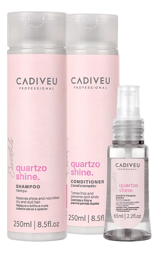 Cadiveu Professional Kit Quartzo Shine (3 Produtos)