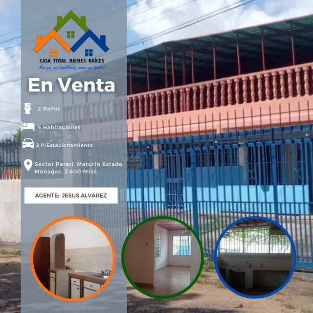Se Vende Casa En El Sector Parari Zona Sur