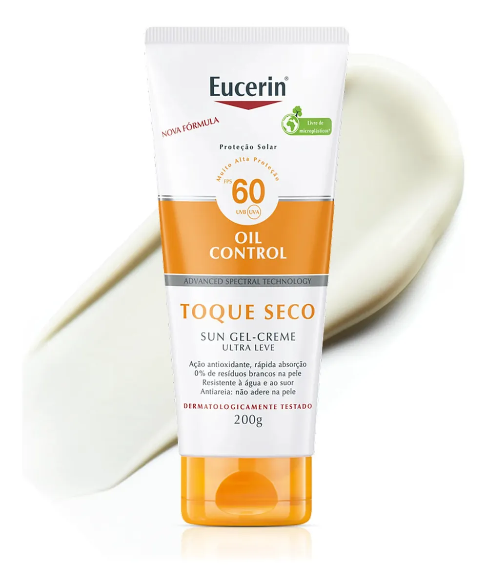 Protetor Solar Corporal Oil Control FPS 60 EUCERIN 200ml