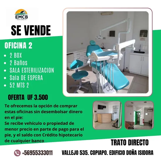 Dos Amplios Box, Edificio Doña Isidora, Copiapo