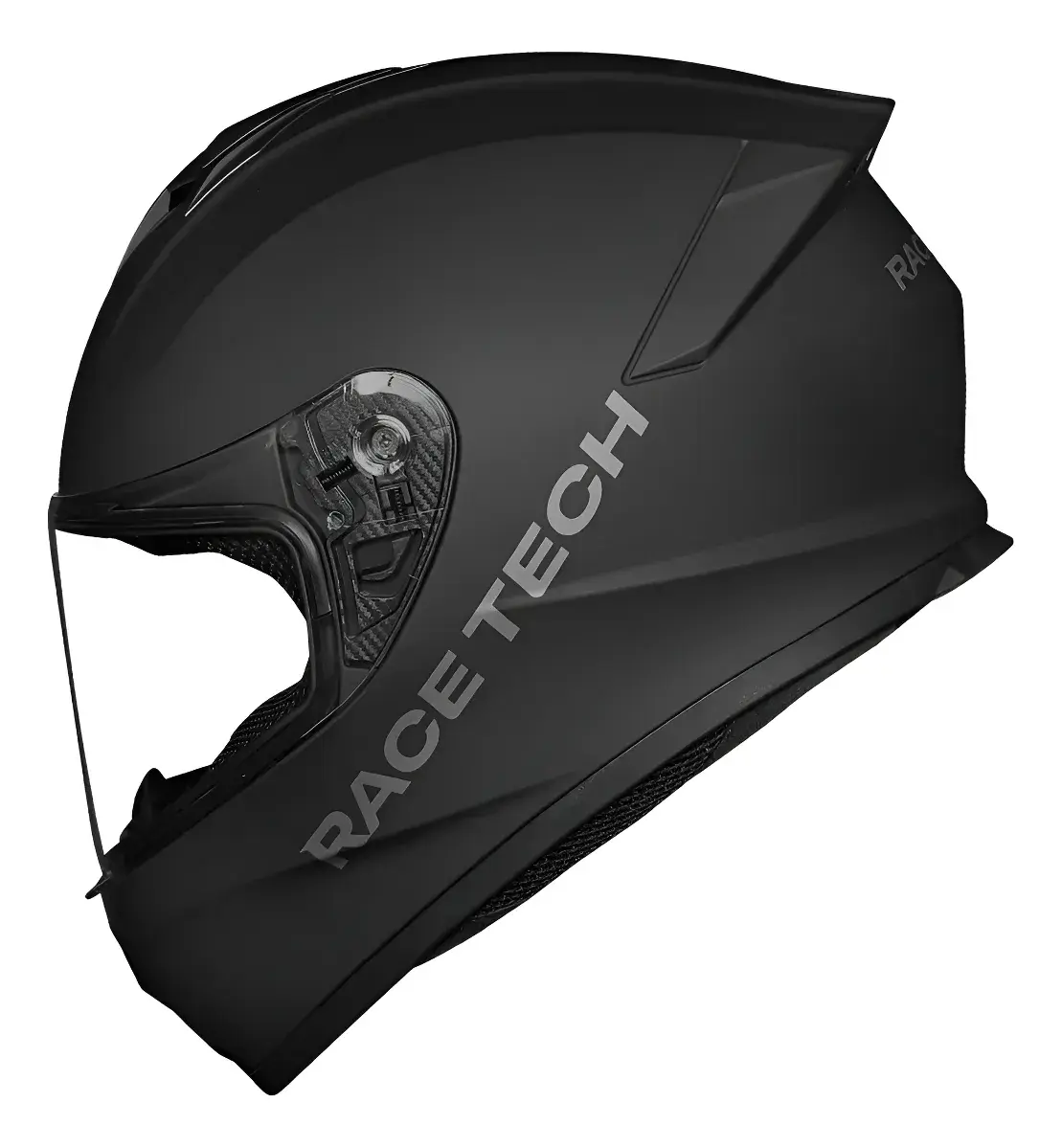 Capacete Race Tech Hit Preto Fosco Masculino Feminino - Tamanho Do Capacete 60 — foto 1