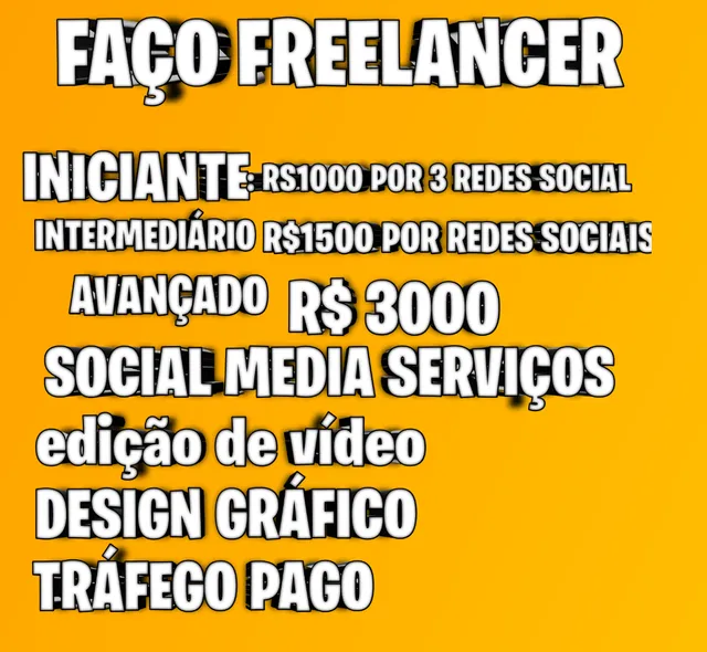 Meus Serviços Social Media Design Gráfico 