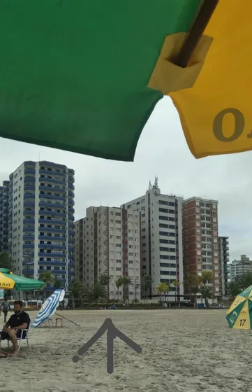 Kitnet - Frente Mar - Praia Grande - Vila Guilhermina - Apto - Temporada - Locação