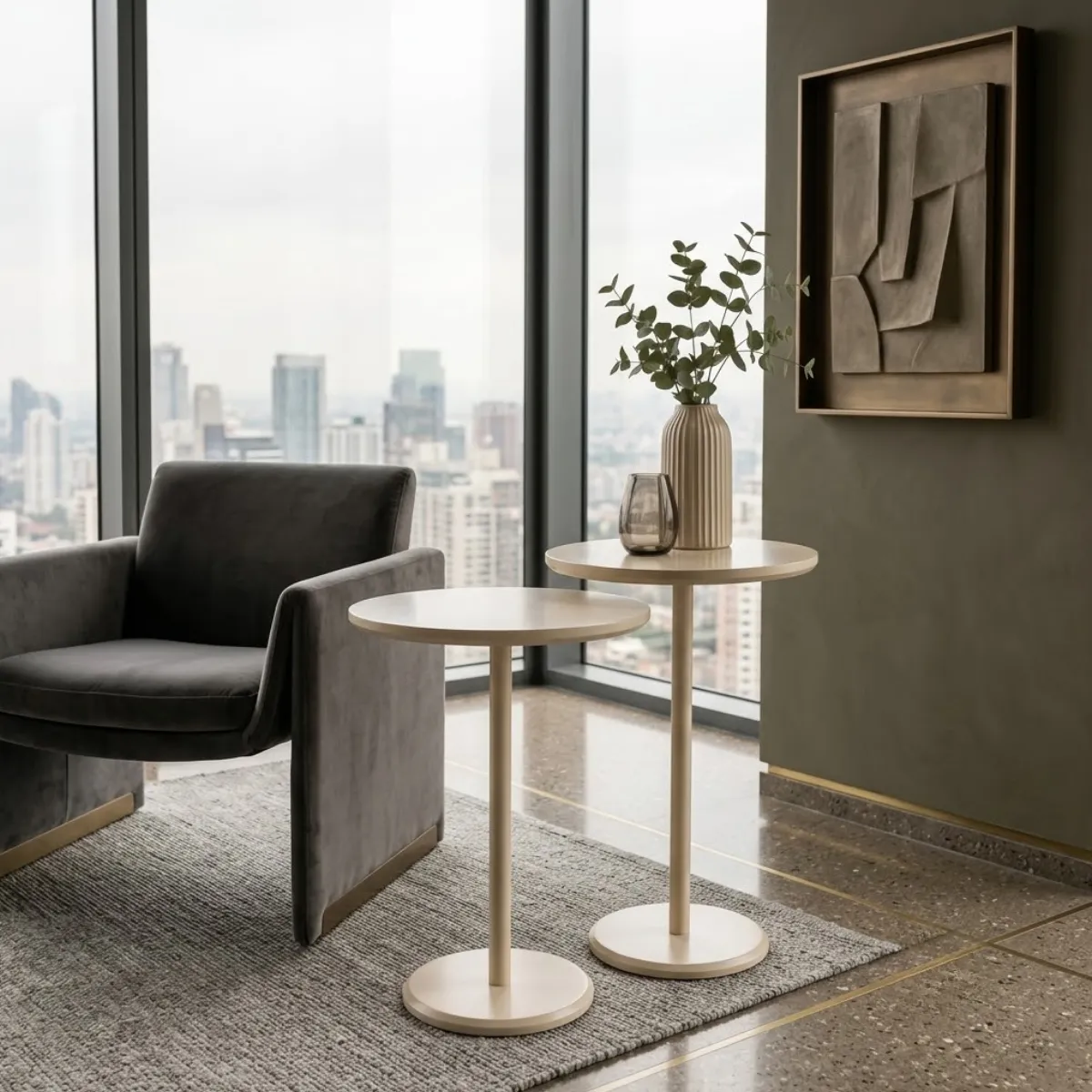 Conjunto Mesa Dupla Madeira Alto Padrão