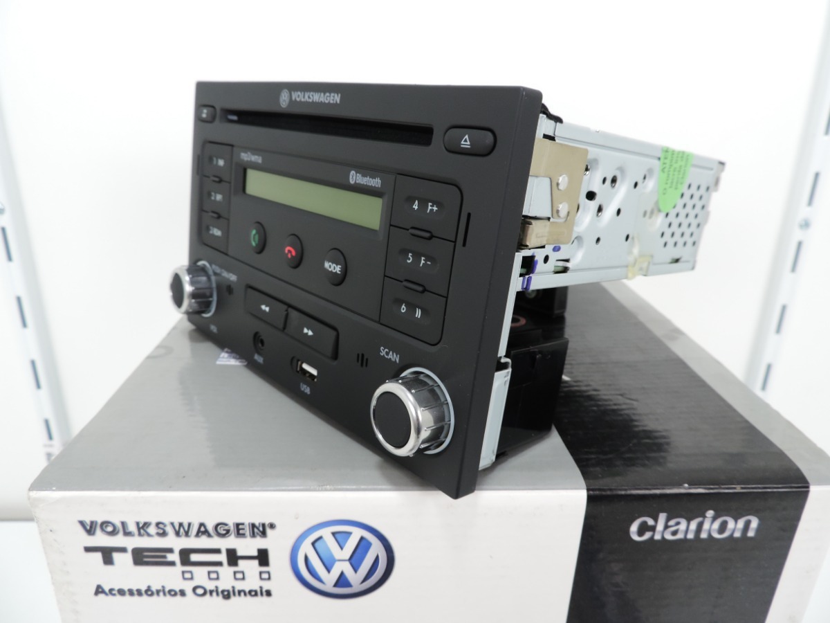 Rádio Original Vw 2 Din Vw Fox G2 Cd, Usb, Aux Bluetooth