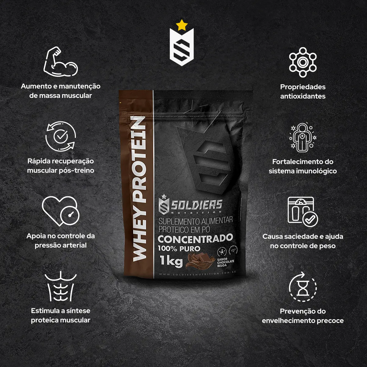 Preparo do Whey Soldiers com água