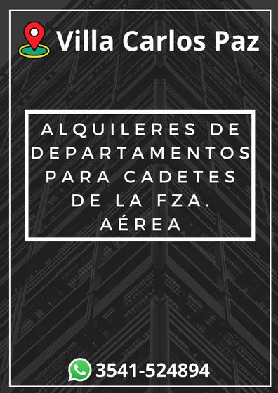 Departamento De 2 Dormitorios Para Cadetes De La Fza. Aérea Hasta  Diciembre 2025