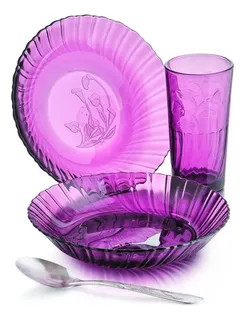 Vajilla de cristal crisa 20 piezas hotsell