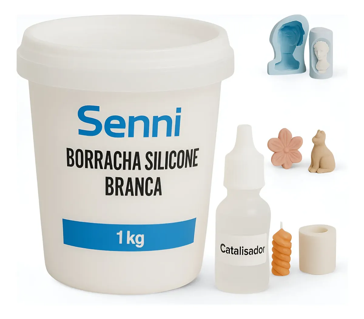 Borracha de Silicone Senni