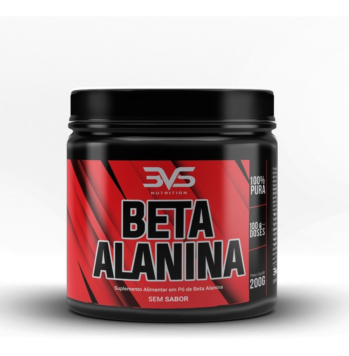 Pré Treino Com Beta Alanina Beta Alanina Pré Treino 200g - 3vs Nutrition - 100% Pura | Mercado Livre