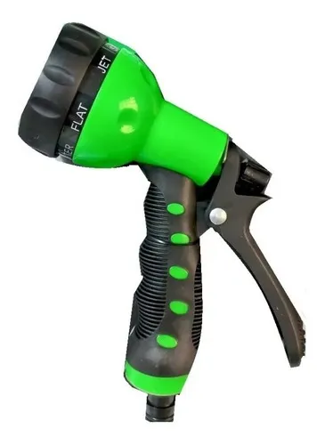 Esguicho Pistola Revolver Mangueira 7 Jatos Ducha Reforçado