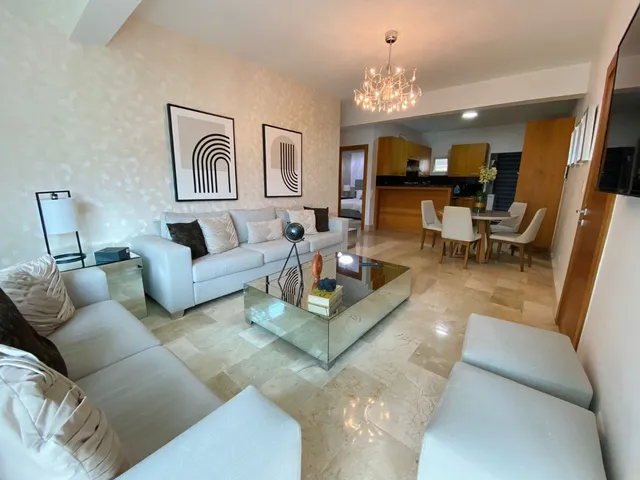 Apartamento Amueblado Con 2 Habitaciones, Piscina Y 2 Parqueos Disponible Para Alquiler A Sólo 2 Minutos De Pucmm Santiago!
