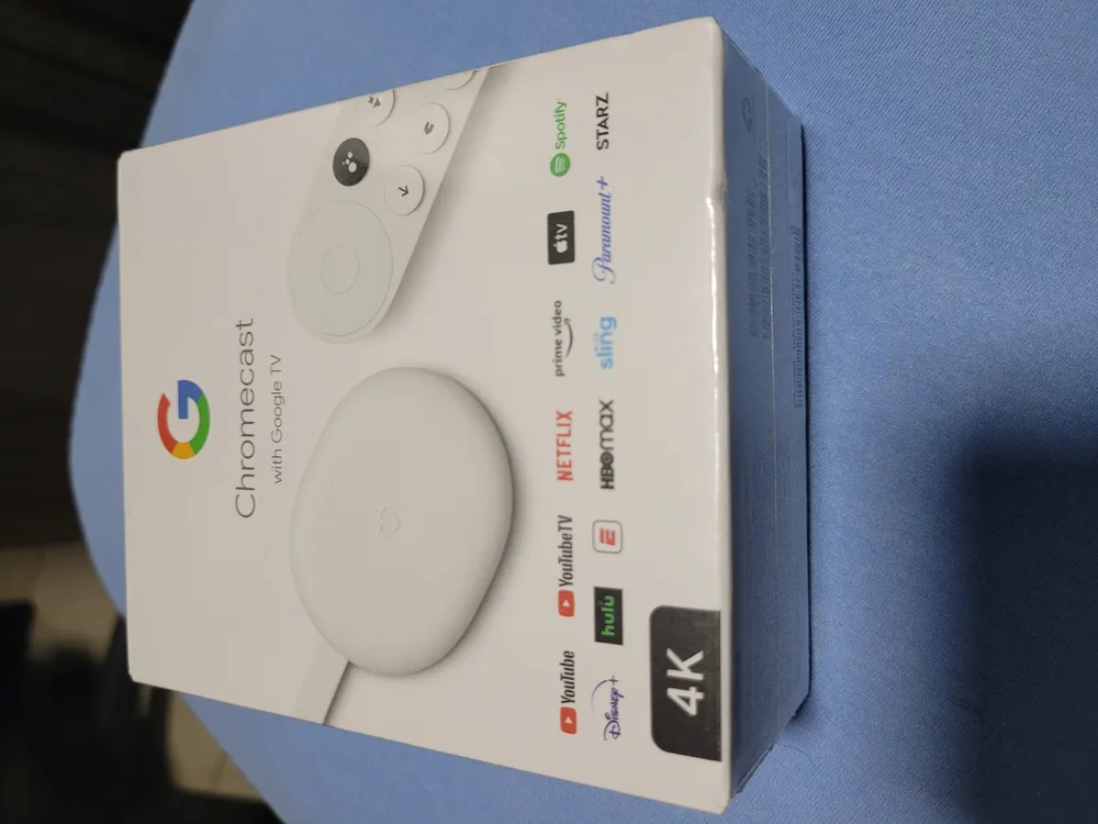 Google Chromecast With Google Tv De Voz 4k 8gb Snow Com 2gb