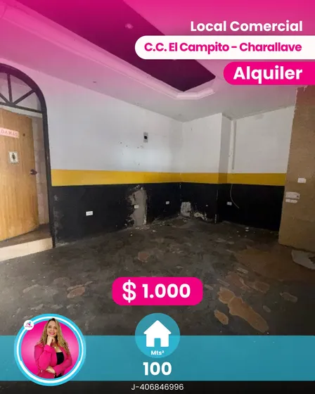 Local Comercial En Alquiler C.c. El Campito - Charallave