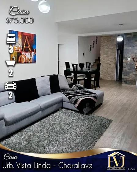 Urb. Vista Linda- Casa En Venta.