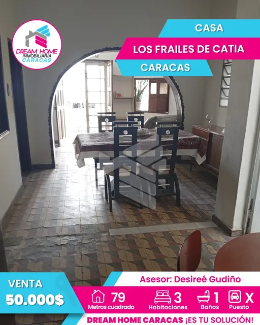 Ofrece Casa En Venta. Av. Sucre. Los Frailes De Catia Calle América