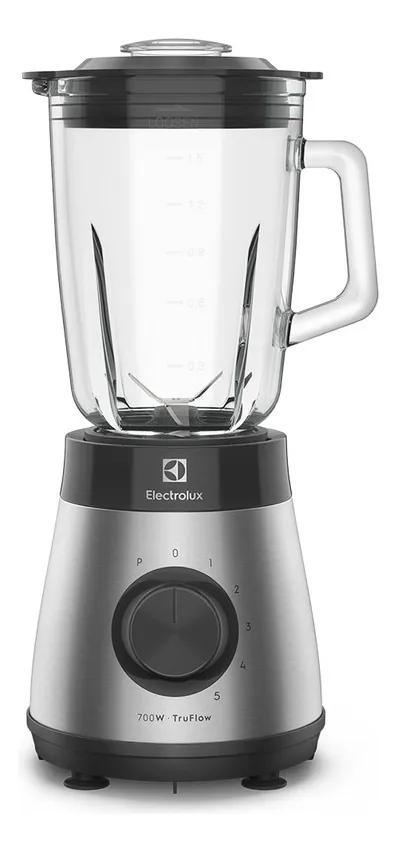 Liquidificador Electrolux Inox de 700W e 1,5L (EBS30)