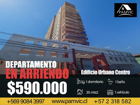 Departamento Amoblado En Edificio Urbano Centro