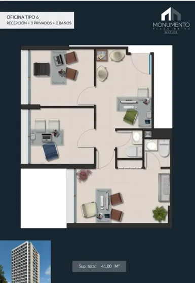 4 Ambientes 3 Privados 2 Baños Metro Plaza Maipú P 9
