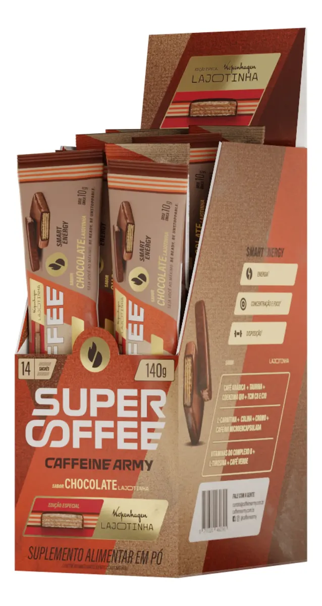 Supercoffee Lajotinha - Display To Go (140g) - Caffeine Army