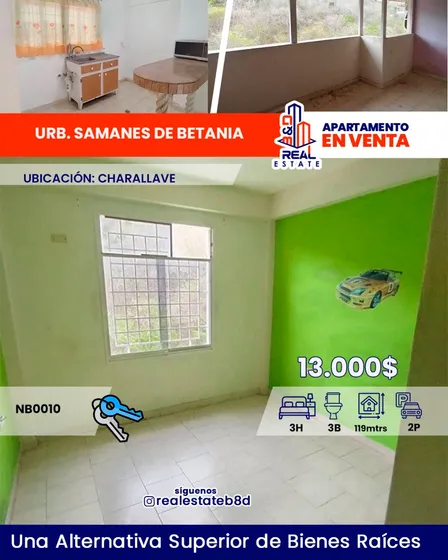 Apartamento Duplex En Venta Conjunto Residencial Samanes De Betania Ii - Charallave