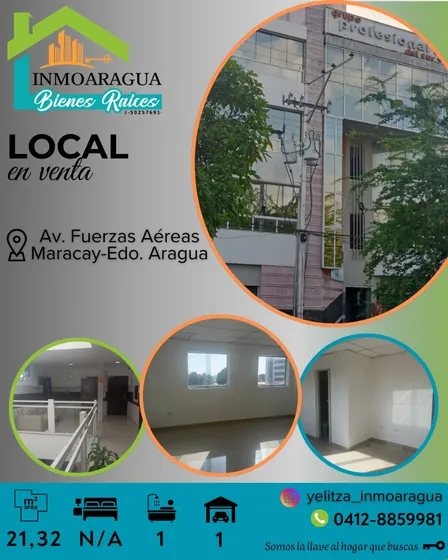 Local En Venta/ Av. Fuerzas Aéreas De Maracay/ Yp1390
