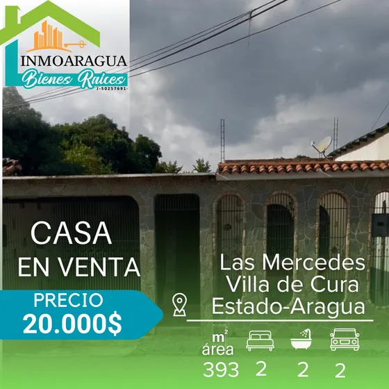 Casa En Venta/las Mercedes Villa De Cura/pg1112