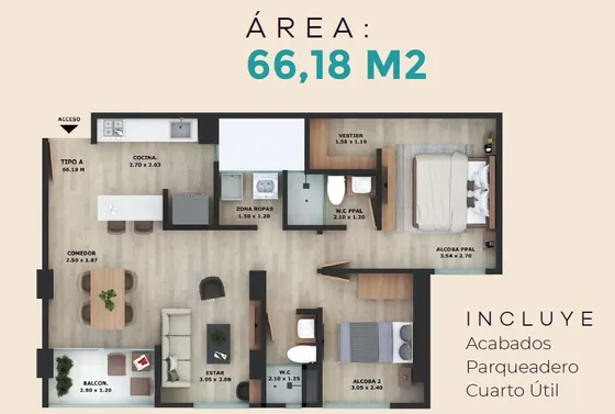 Apartamento Para Estrenar En Proyecto Primitiv De La Ceja - Cersión De Derechos