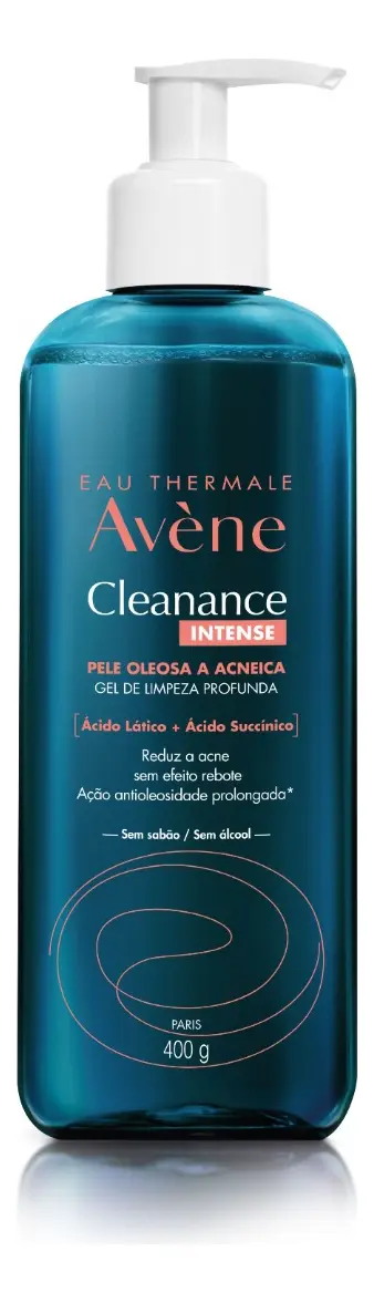 Gel de Limpeza Facial Avène Cleanance Intense Pele Oleosa 400g