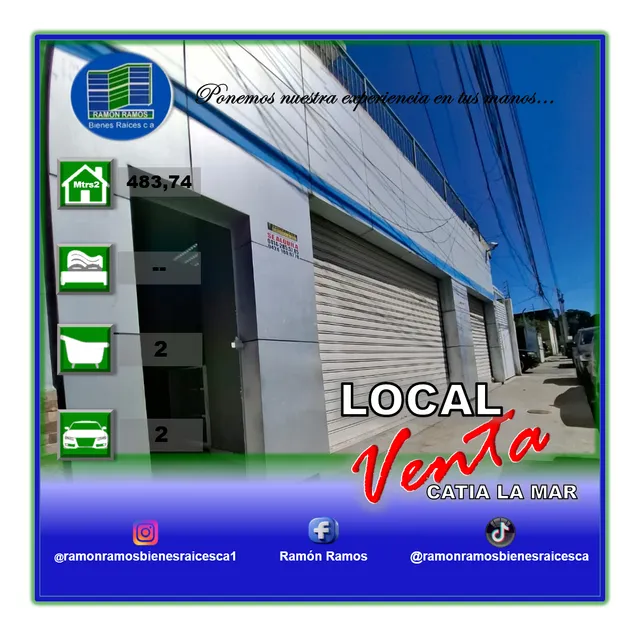 En Venta Local Comercial En Catia La Mar
