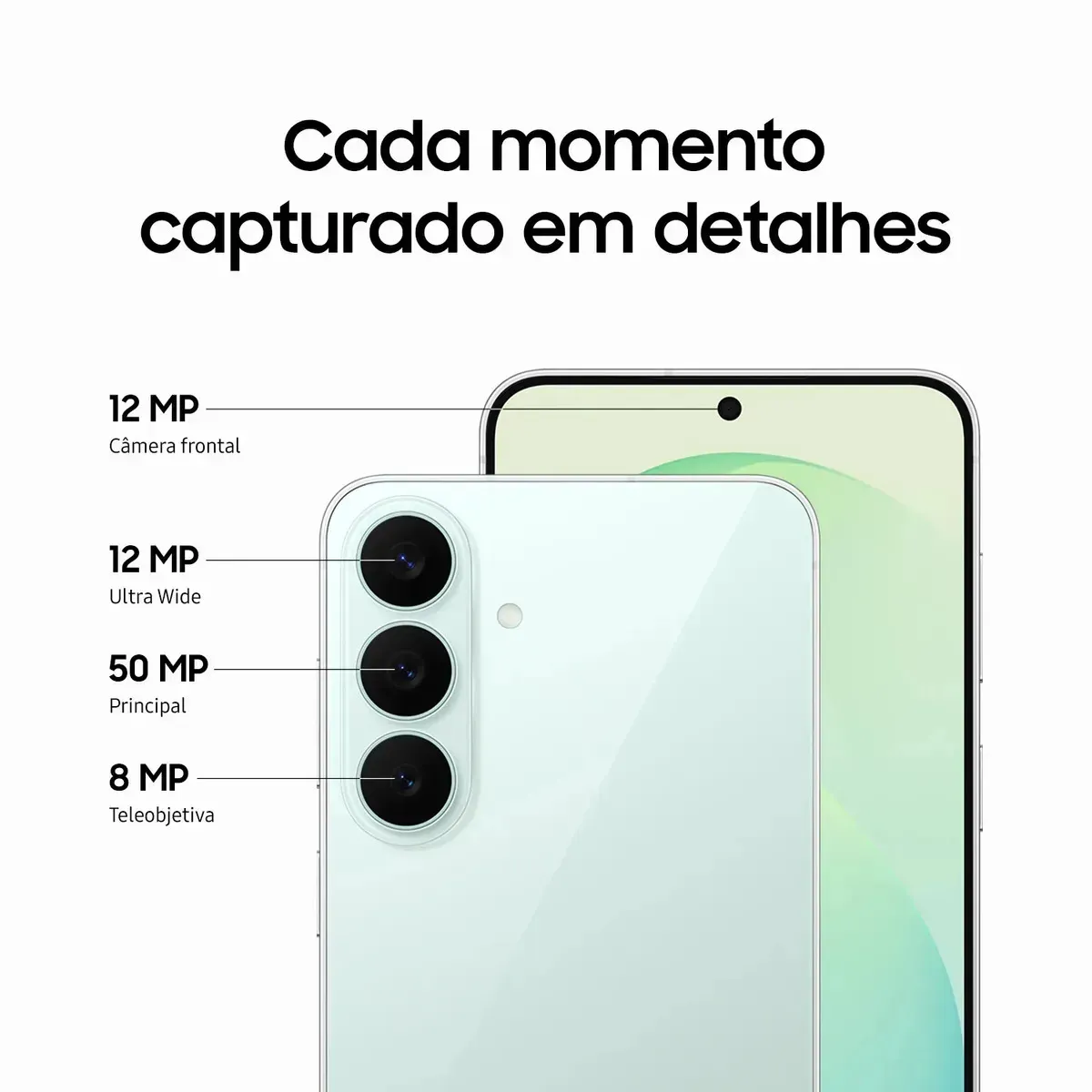LANÇAMENTO Celular Samsung Galaxy S26 FE 128GB, 8GB RAM Tela 6,7" - Grafite — foto 3