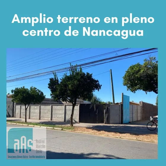 Amplio Terreno Comercial En Centro De Nancagua