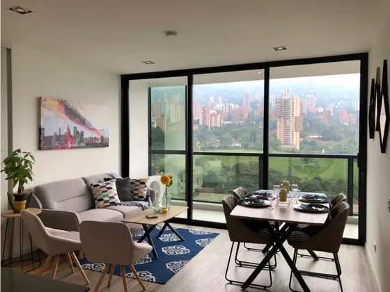Apartamento Amoblado En Alquiler Poblado,medellín