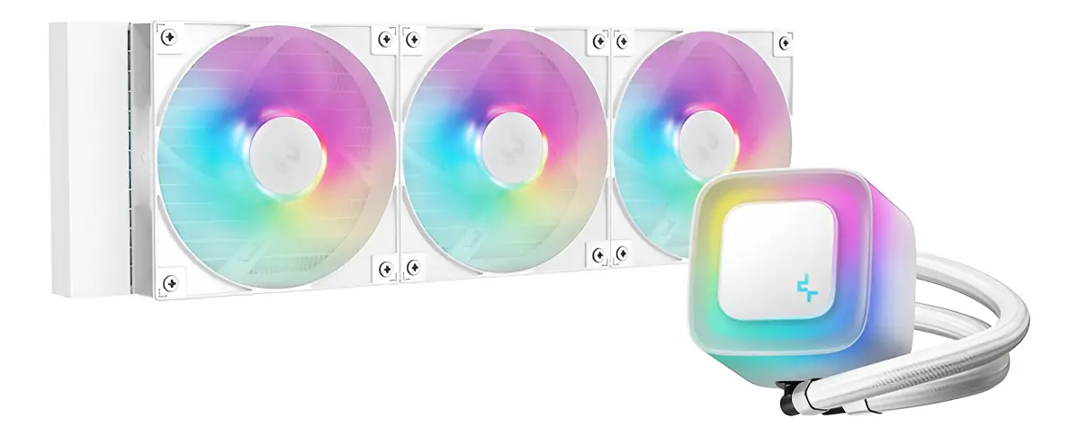 Watercooling Aio Deepcool Le360 V2 Wh Argb Intel Y Amd 360mm