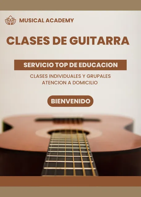 Clases De Guitarra De Musica Comercial