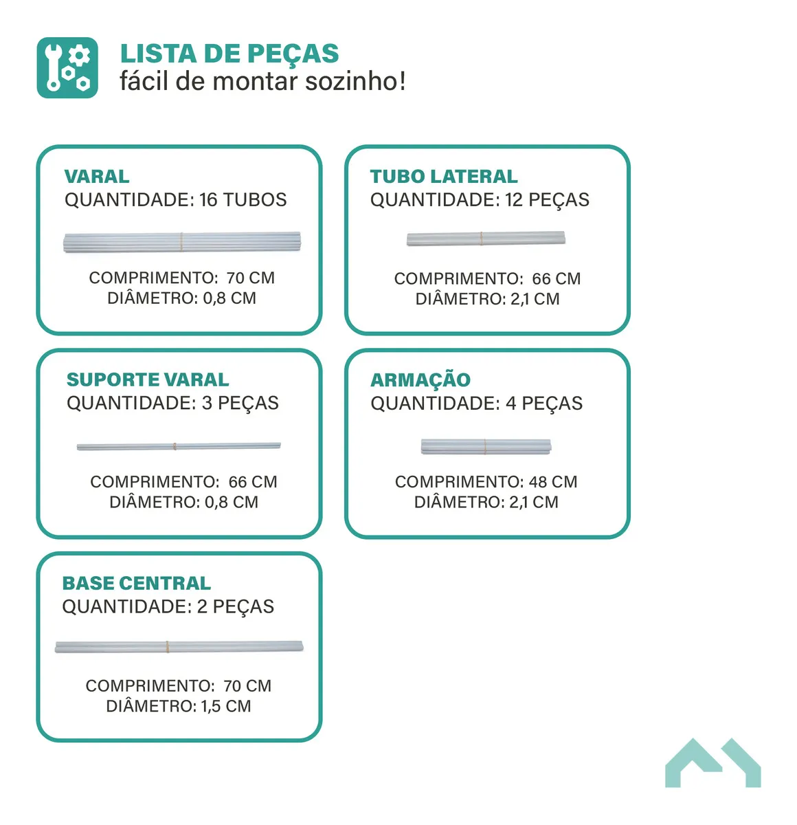 Varal De Chão 3 Andares Dobrável Retrátil Aço Com 4 Rodas Azul Resistente Roupas Fácil Montagem Mm House 14U-UDM-0051
