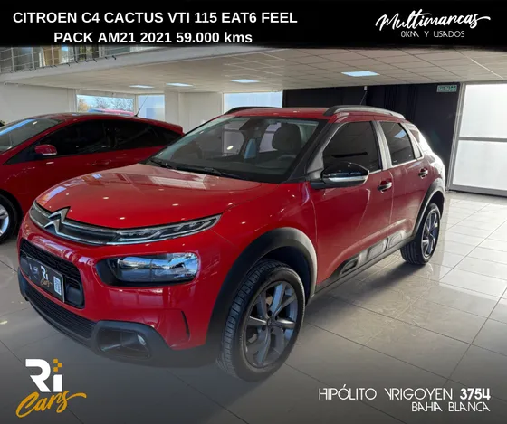 Citroën C4 Cactus 1.6 Vti 115 At6 Feel Pk