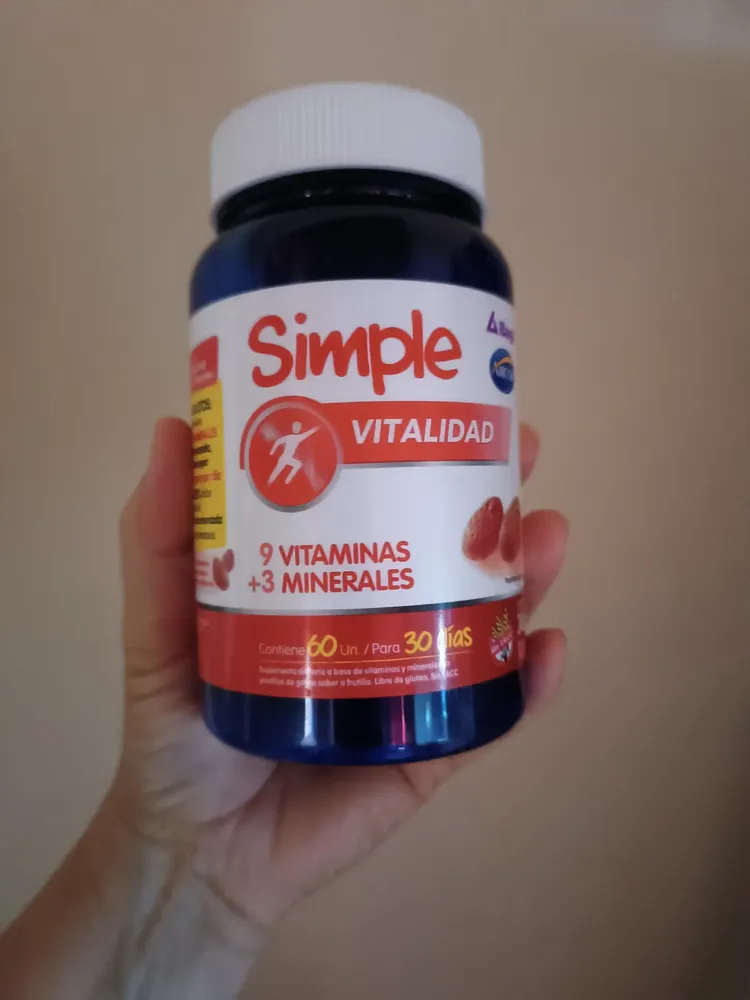 Arcor Bagó Simple Vitalidad 60 Unidades Sabor Frutilla Vitaminas y ...