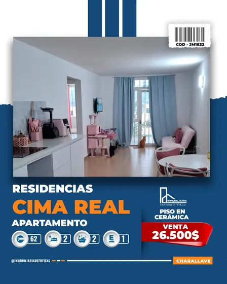 Apartamento En Venta En Cima Real. Charallave