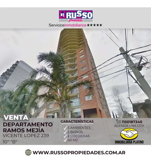 Venta Departamento 3 Ambientes Ramos Mejia