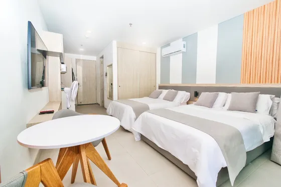 Espectacular Apartamento En Santa Marta Frente Al Mar, Suite Hotelera