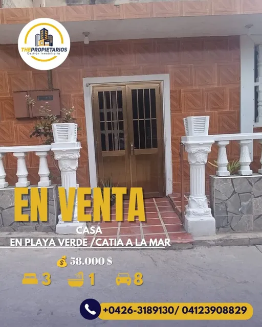 Casa En Venta/ Playa Verde 