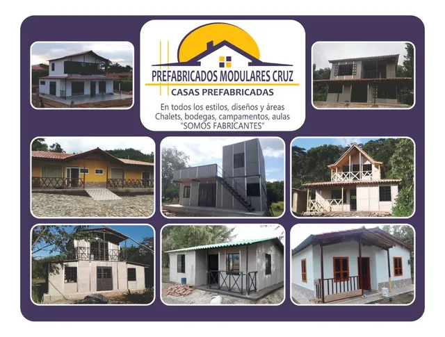 Casas Prefabricadas - Desde $8.300.000 - Económicas - Rápida Instalación Incluida - Excelente Calidad Y Cumplimiento - Diseñamos Su Proyecto, Con Base A Sus Necesidades Y Presupuestos.