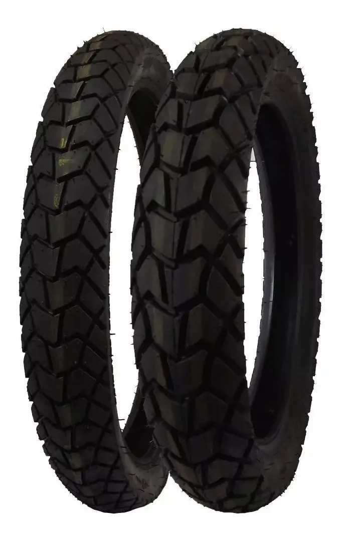 Pneu Moto Maggion Viper 120/80-18 + 90/90-21 Para Lander 250