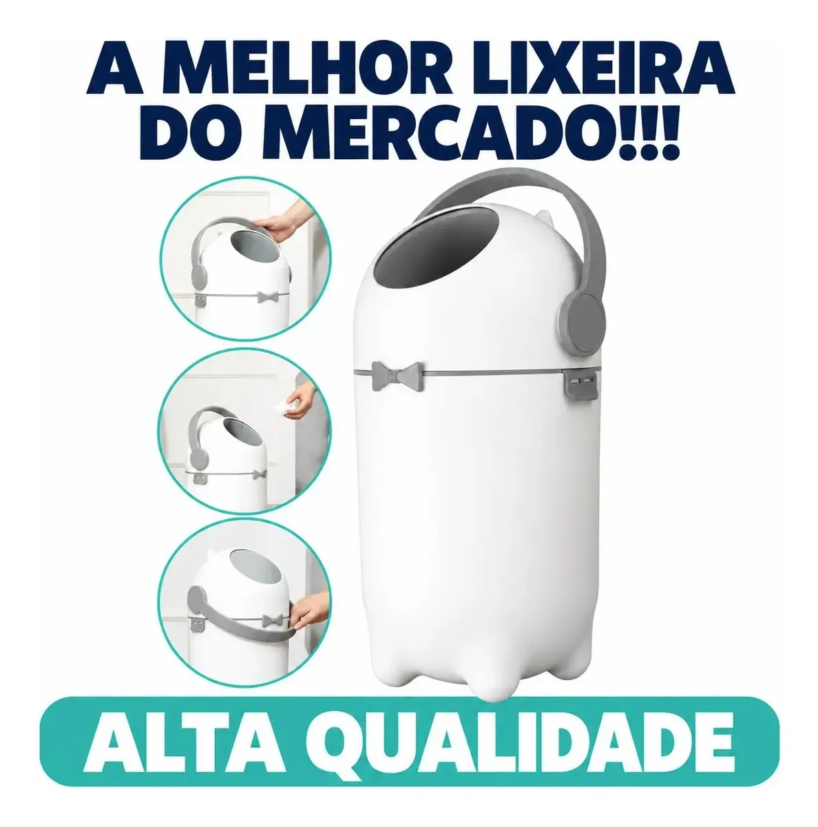 Lixeira Antiodor Fraldas Bebe Lixo Magico Anti Odor