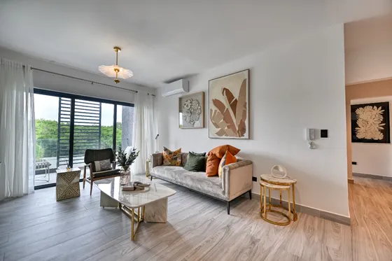 Apartamento Amueblado De 3 Habitaciones En Punta Cana Village