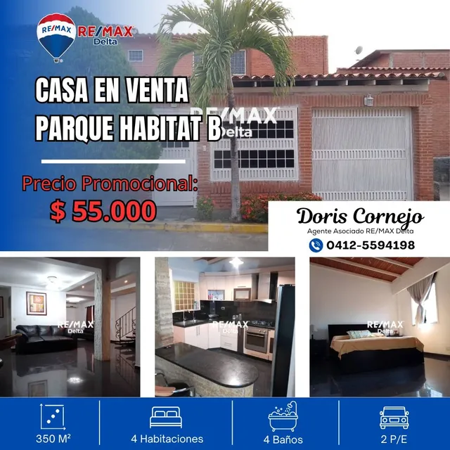 Venta De Casa Totalmente Remodelada De Ii Niveles, Conj. Parque Habitat B, Urb. Castillejo, Guatire